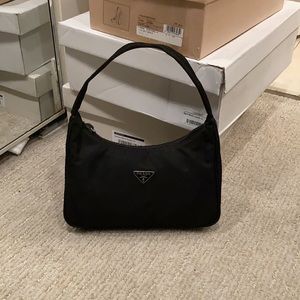 Mini Prada nylon bag